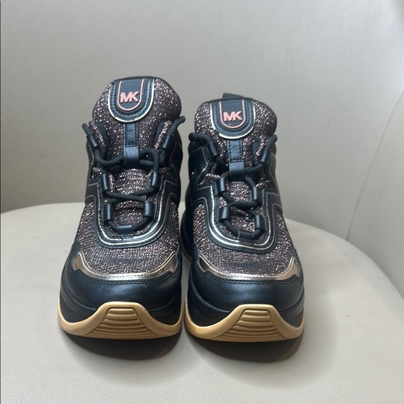 Michael Kors Kids' Black and Brown Sneakers - Picture 1 of 5